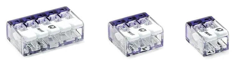 Morsetti a cassetta con leva