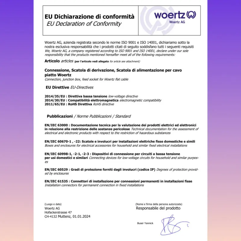 EU Dichiarazione di conformità IT